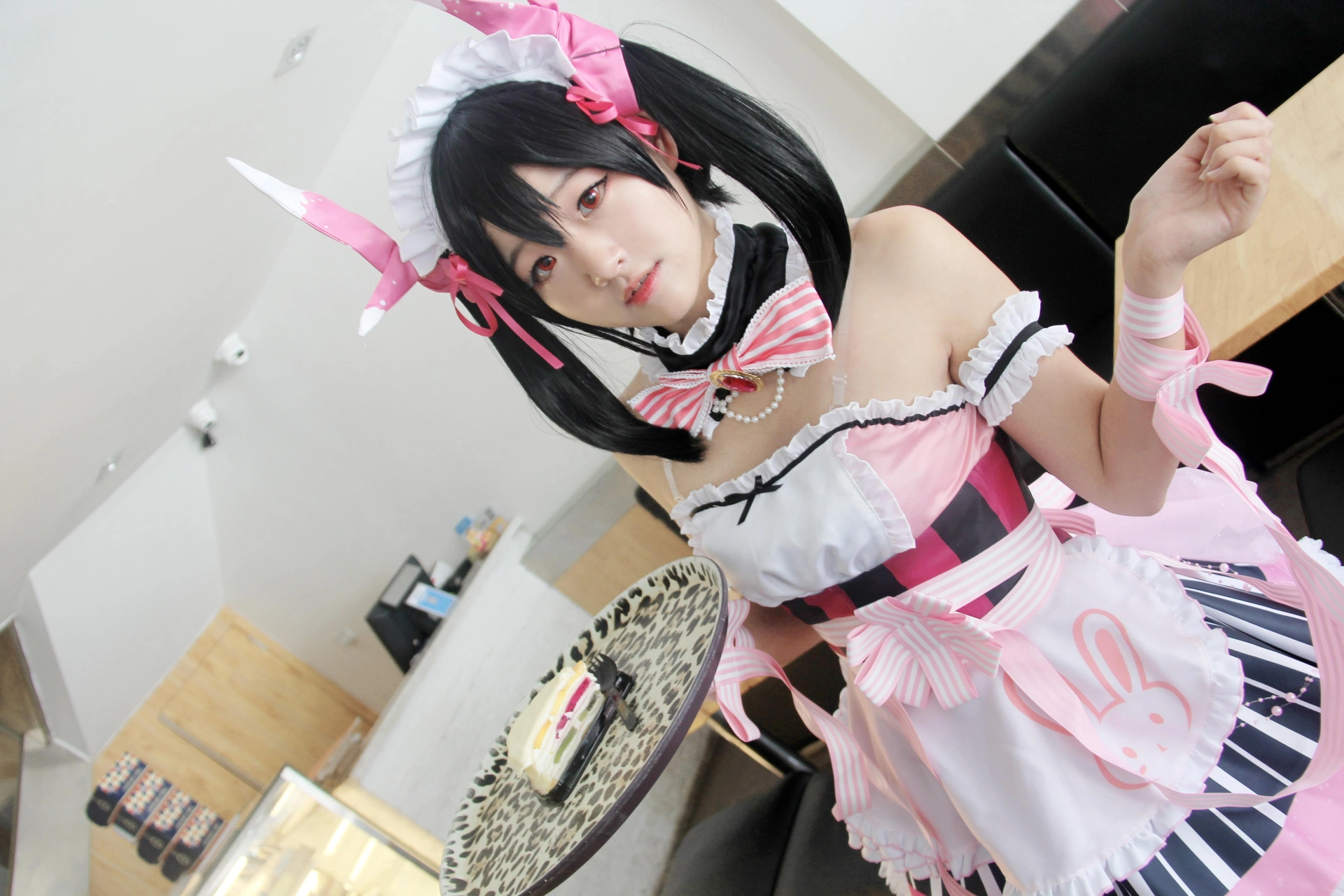 夏柠柠 - NO.37 LOVE LIVE! COS 女仆双马尾矢泽妮可 1